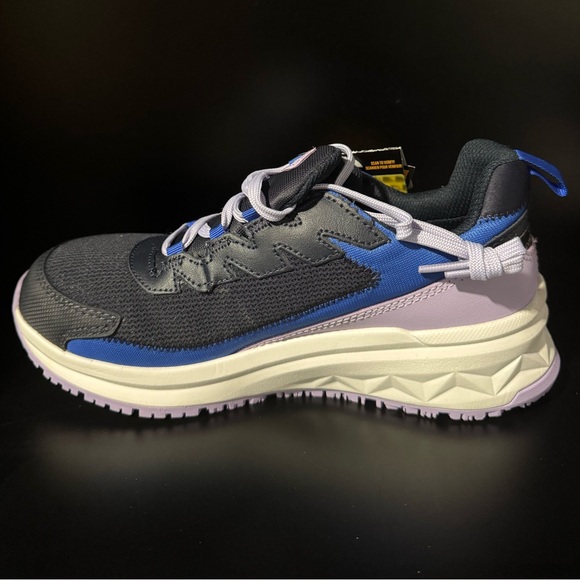 NWT Cat Streamline Women’s 6.5 Composite Toe Safety Shoe in Total Eclipse/Lilac - Picture 11 of 13